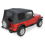 TELO RICAMBIO INCLUSO MEZZE PORTE 88-95 WRANGLER YJ BLECK DENIM NERO