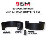 BUMPERETTES NERE 76-95 JEEP CJ-WRANGLER YJ 