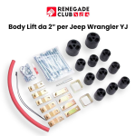 BODY LIFT WRANGLER YJ +2" 